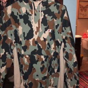 Camo champion hoodie